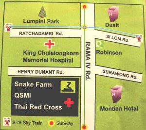 Queen Saovabha Snake Farm Map - Bangkok, Thailand Queen Saovabha Snake Farm Map - Bangkok, Thailand